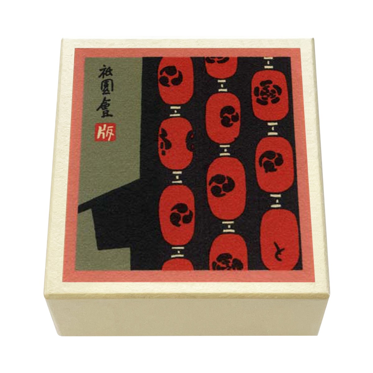 版画紙箱 おはこ 季節のおはこ 文月・葉月 祇園祭 宵山提灯