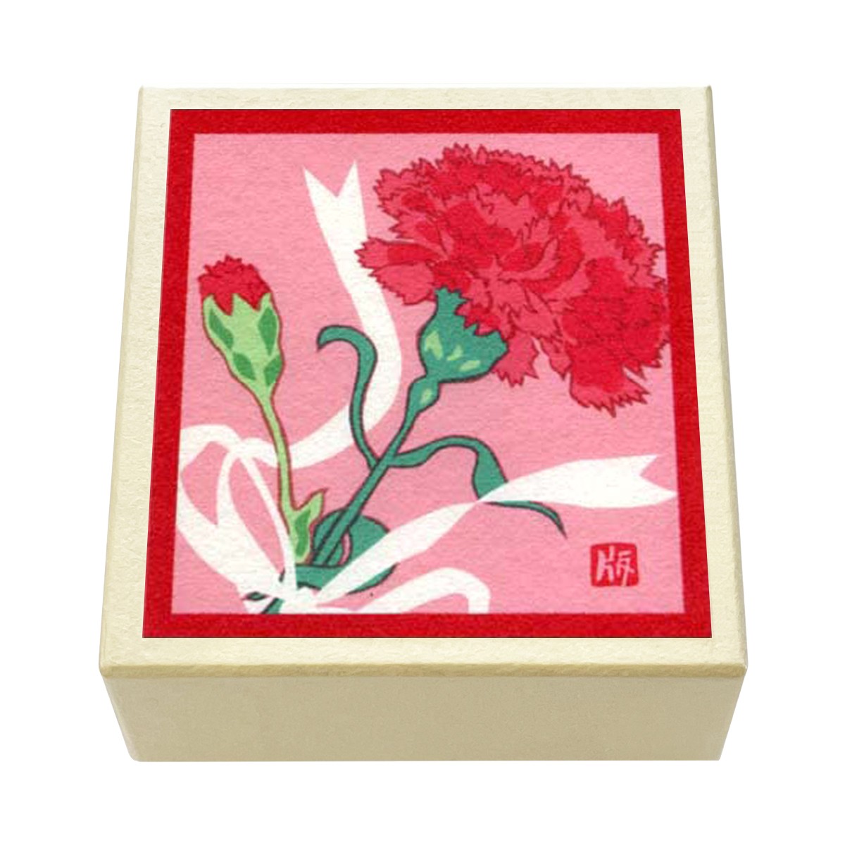 版画紙箱 おはこ 季節のおはこ 皐月 母の日 りぼん