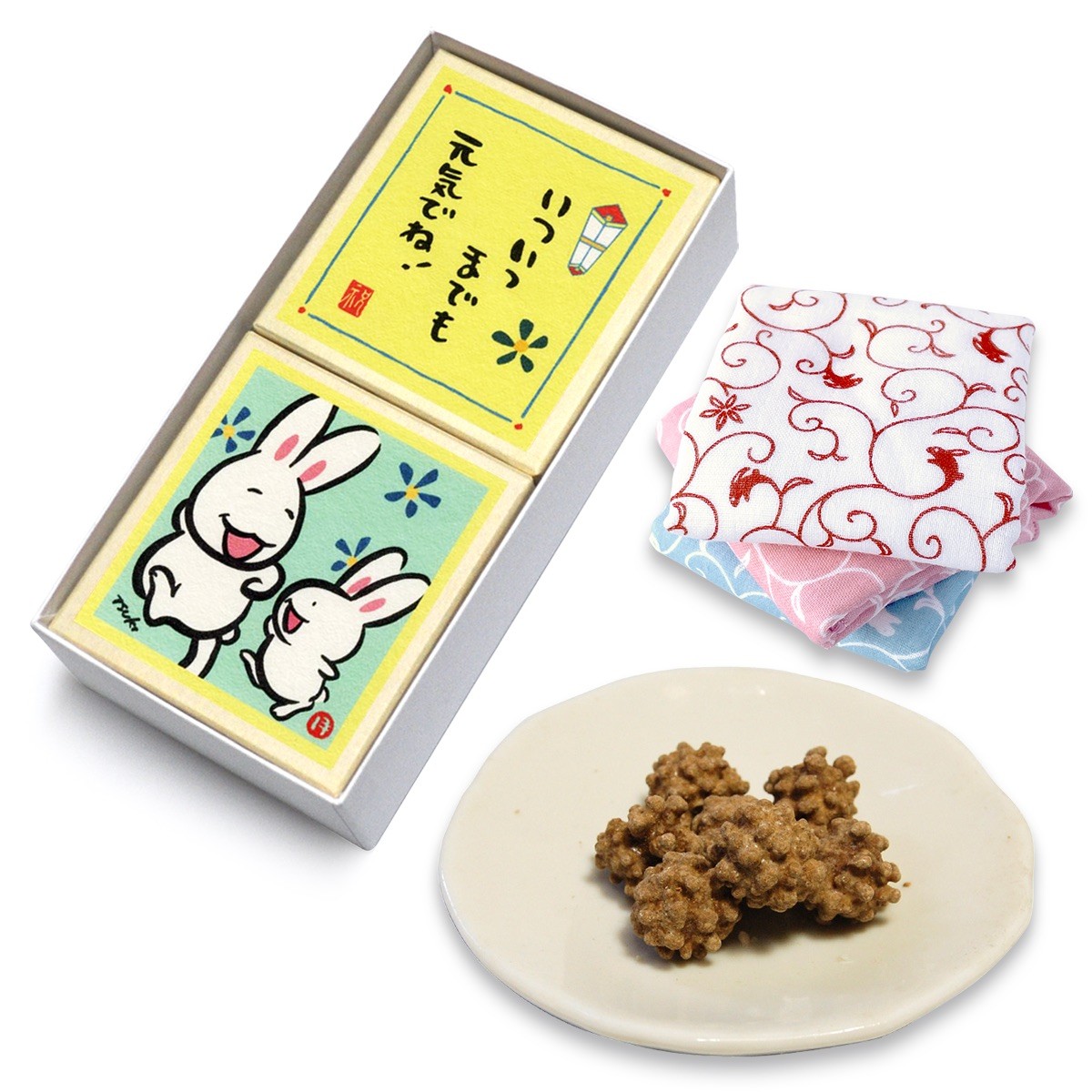 版画紙箱 おはこ 西村月 敬老の日 ギフト箱入り 元気でね／おじいちゃん