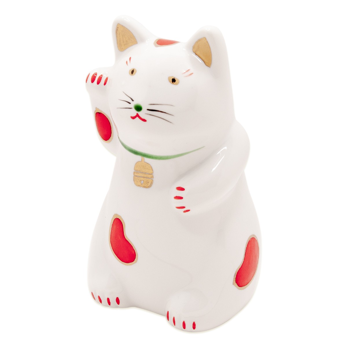 福ねこ(小)　赤ぶち 2枚目