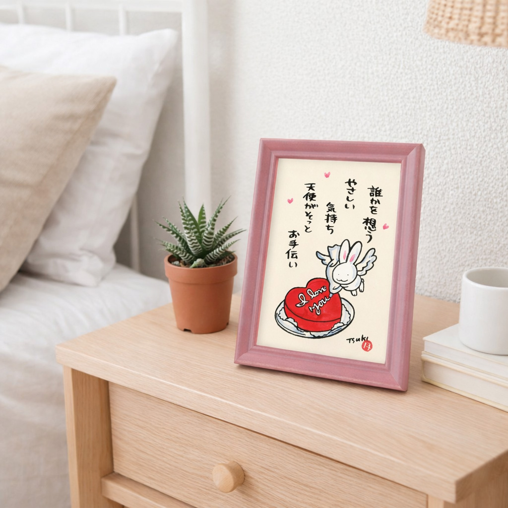 西村月 額絵(S) 2月 誰かを想う 4枚目