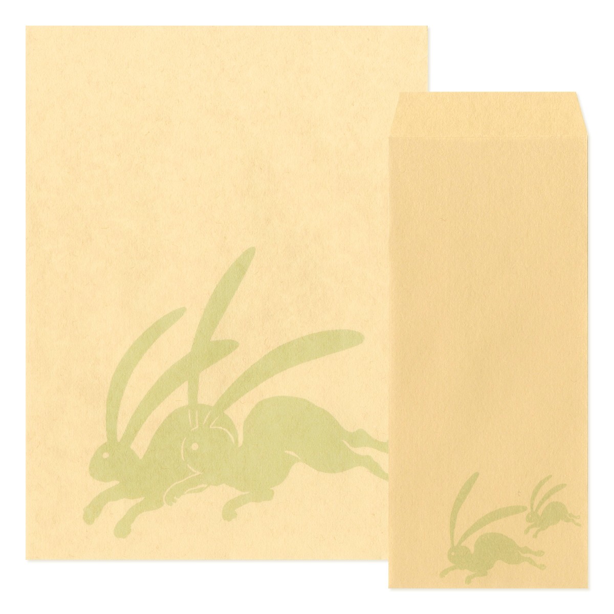 便箋・封筒セット 光悦料箋 うさぎ（便箋15枚・封筒5枚入）