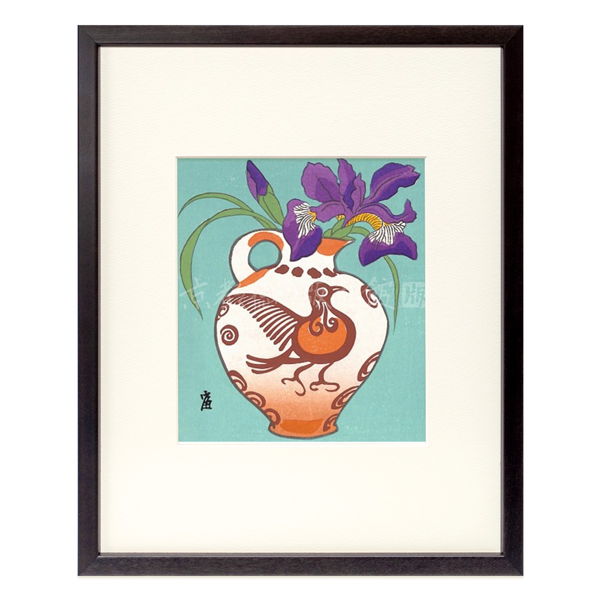 徳力富吉郎 木版画 小版 ギリシャ古陶 3枚目