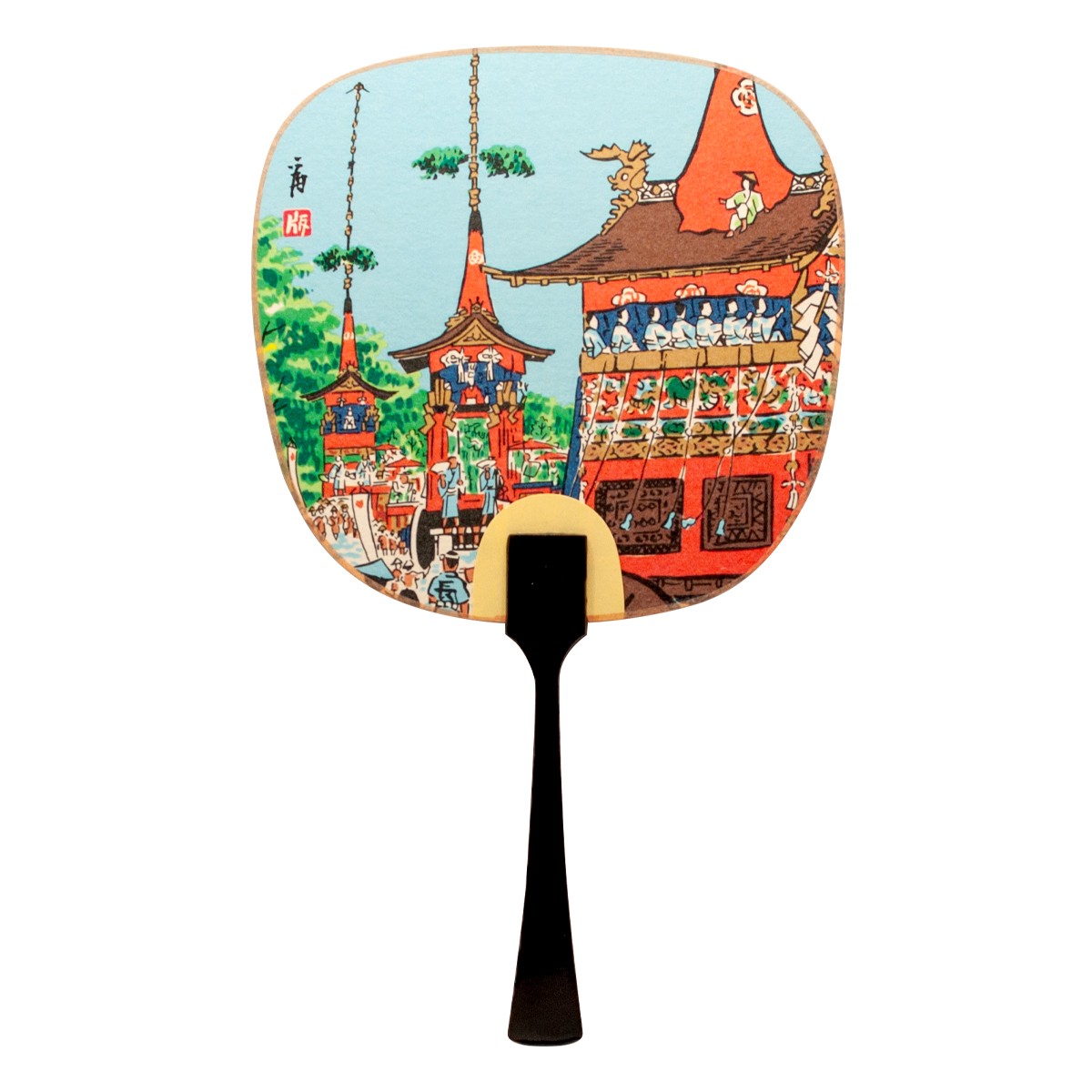 徳力版画 豆うちわ 祇園祭 三鉾 2枚目