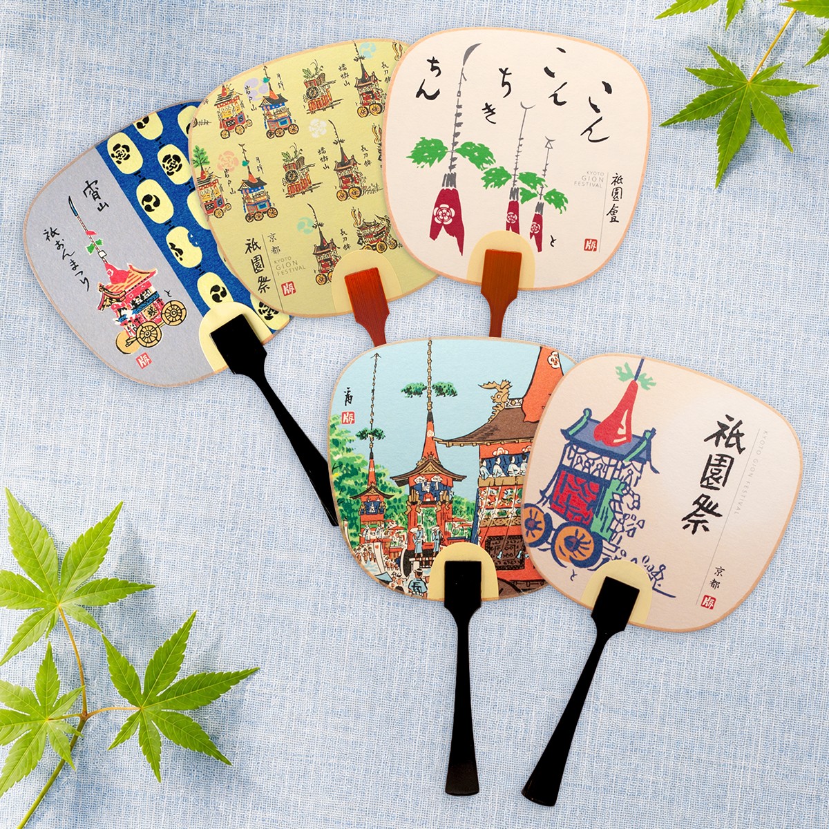 徳力版画 豆うちわ 祇園祭 三鉾 3枚目