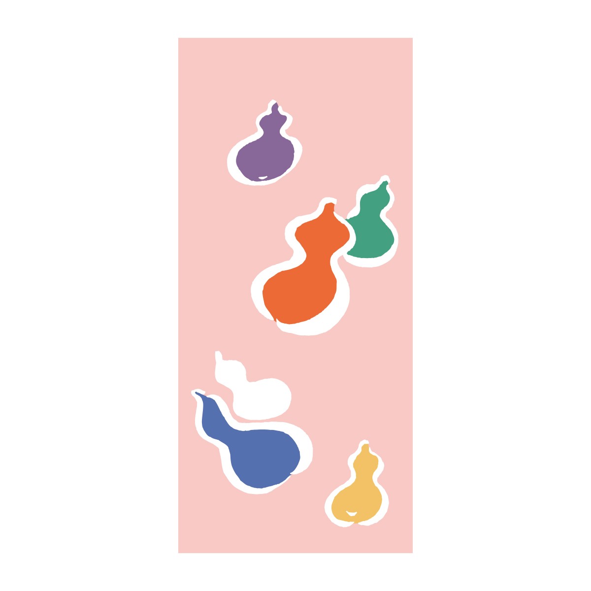 絵封筒 小紋 瓢箪